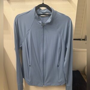 Athleta Full Zip, super soft material, cobalt blue